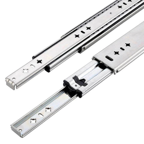 Heavy Duty Drawer Slides One Pair of 22 Inch Ball Bearing 250 LB Capacity,Industrial Full Extension Cabinet Drawer Slides showcased