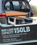 Heavy Duty Drawer Slides 12 To 40 Inch Full Extension Ball Bearing Rails Side Mount 150 Lb Load Capacity in car storage