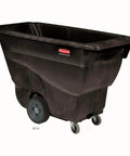 Heavy Duty Tilt Dump Truck Cart For 450 Lb Loads With Wheels Ideal For Trash And Recycling In Construction And Industrial Environments Rubbermaid Commercial Tilt Dump Truck Half Cubic Yard Capacity Through Doors Elevators