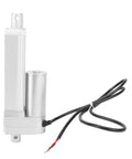 Heavy Duty Electric Linear Actuator With 100mm Stroke For 1500N 330lbs Thrust IP54 Weather Resistant And Built In Limit Switch Ideal For Lawn Tractors And Snow Plows Industrial Grade Eujgoov, side view with wiring visible