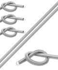 Six Pack 11.8 Inch Extension Springs With Dual Hook Ends, 0.31 Inch Wire Diameter And 0.39 Inch Coil, Heavy Duty Tension Springs