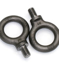 Heavy Duty Lifting Eyebolts Set Of 2 3/8-16 Thread Eye Bolts With 5/8 Inch Reach Forged Quenched And Tempered Carbon Steel 1035 ISO 9001