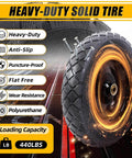 4.80/4.00-8" flat free tire and wheel 15" solid wheelbarrow tires with features like anti-slip and puncture-proof capacity 440lbs