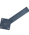 Heavy Duty Flip Fence Gate Latch Lock Set With Screwdriver 2 Pack for wooden fences and barn doors, showing steel latch mechanism.