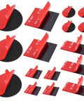 Navona 16Pack Heavy Duty Double Sided Mounting Tape – VHB 5952 Foam Tape, assorted round and square shapes, waterproof, heat resistant.