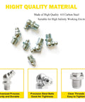 Heavy Duty Grease Fitting Assortment Kit with Eighteen Five Sixteenths by Twenty Four UNF Zerk Fittings in various angles.