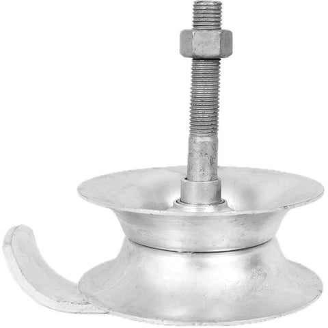 Galvanized sliding gate roller part of Rolling Gate Hardware Kit, Heavy Duty Sliding Gate Kit for 1-5/8" track chain link fence.