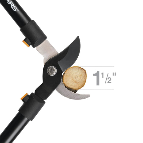 Heavy Duty 28 Inch Garden Loppers With Rust Resistant Bypass Steel Blade cutting 1.5 inch branch