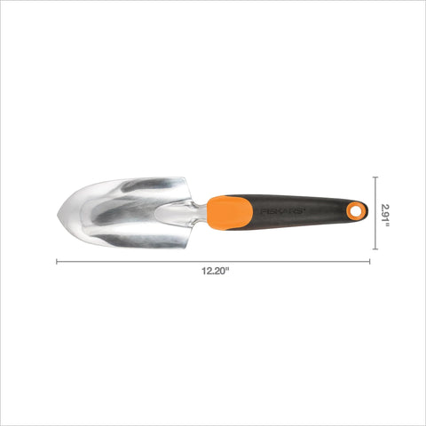 Heavy Duty Gardening Hand Trowel With Hang Hole For Digging And Planting Cast Aluminum Rust Resistant Head Ergonomic Handle