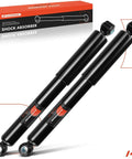 Heavy Duty Shock Absorber Compatible With Chevrolet C50 C60 C70 International Harvester 9300 9400 9600 9700 Kenworth T800 Mack F GU4 GU5 Pinnacle U Workhorse R26 Replacement Suspension For Rugged Hauling And Smooth Ride, gas twin shocks, 2-piece set, black