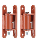 7 Inch Heavy Duty Gate Hinge Bolt On Or Weld On Gate Hinge 2 Pack Dual Installation Options, rustproof steel, front view