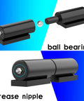 Heavy Duty 5 Inch Weld On Gate Hinges 2 Pack Black Iron Barrel Hinges 450 Lb Capacity For Swing Doors Trailers Ramps Driveway Gates