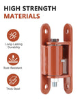 7 Inch Heavy Duty Gate Hinge Bolt On Or Weld On Gate Hinge 2 Pack Dual Installation Options Built From Heavy Gauge Steel