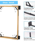 Heavy Duty Anti Sag Gate Kit With Latch for Wooden Fence Gates, featuring corner brace brackets and rust resistant steel hardware.