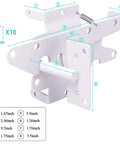 Dimensions of Heavy Duty Gate Latch With Post Mount Automatic Self Closing Door Latch For Wooden And Vinyl Fences Pool And Garden
