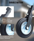 6 Inch Heavy Duty Swing Gate Wheel For One And Five Eighths To Two Inch Tubes 550 Lb Capacity Metal Gate Roller With Tire Grade Rubber And Steel