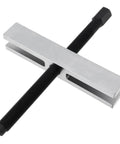 Front view of Beefy Heavy Duty Gear And Pulley Puller with 2 Inch to 7 3 Quarters Inch Spread, made from 4140 High Hardened Steel.