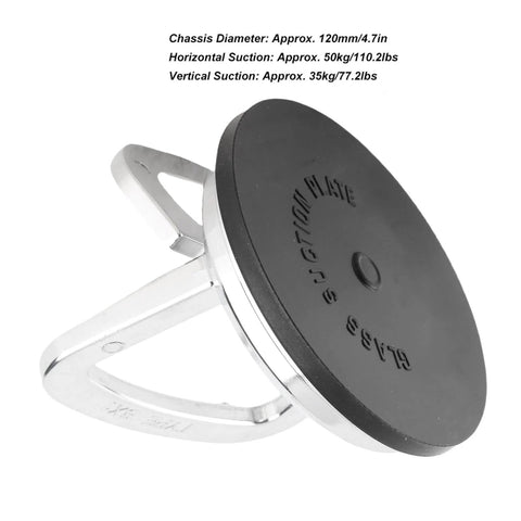 Heavy Duty Glass Suction Cup Lifter 50Kg Vacuum Gripper Sucker Plate Beefed Up Aluminum Alloy Die Cast Construction close-up