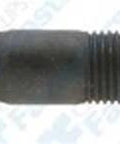 Single stud from Pack Of 10 Grade 8 Double End Studs 9/16-18 SAE And 9/16-12 USS 3 In visible on white background.