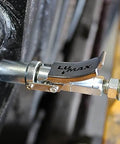 Beefy Heavy Duty Quick Release Grease Coupler 1/8 In NPT 1 Pack With Integrated Non Return Valve attached to machinery