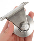 Groove Wheel Pulley 2.75X2.36X1.77 Inches Heavy Duty Sliding Door Pulley With U Shaped Groove held in hand