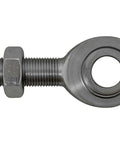 Heavy duty 5/8 inch Heim joint rod end for UTV and ATV use, right hand 5/8-18 thread, carbon steel body with jam nut.