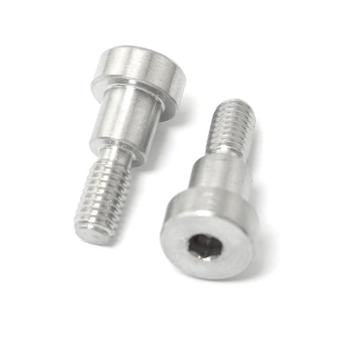 Heavy Duty Hex Socket Shoulder Bolts 4 Pack For Injection Molding And Machinery Use, stainless steel M6 thread bolts, 8mm shoulder