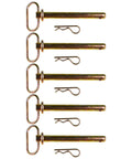 5 Pack Beefy 251540 Hitch Pin 30281E1, 3 Quarter Inch Diameter, Six And A Quarter Inch Usable Length, Heavy Duty Tractor Pin For Rigs And Implements