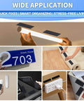 Heavy Duty Double Sided Hook And Loop Tape Adhesive Strips 1x4 Inches Set Of 20 for quick no drill mounting solutions on various items