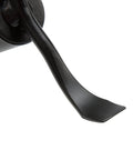 Close-up of heavy duty hubcap remover tool for auto mechanics, showing durable steel build, rubber hammer face, and wide pry blade.