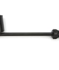 Heavy duty hubcap remover tool for auto mechanics delivers durable steel build, a large rubber hammer face, and a wide pry blade.