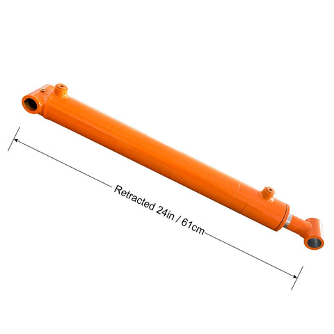 Heavy Duty Hydraulic Cylinder 1.5 Inch Bore 16 Inch Stroke 3500 PSI Double Acting SAE 6 Port Lifting Cylinder Sidawhope