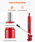 Heavy Duty 4 Ton Long Ram Hydraulic Jack With 8818 Lb Capacity For Engine Hoist And Garage Lifts, Manual Pump