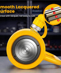 Heavy Duty 20 Ton Hydraulic Jack With 4 Inch Stroke Porta Power Ram With Smooth Lacquered Yellow Surface