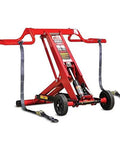 Heavy Duty Hydraulic Lift Jack for Zero Turn Radius Riding Mowers with 500 Pound Lift Locks Bar for safer deck access