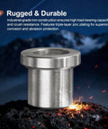2 Pack Five Eighths Inch To Twelve Millimeter Adapter Sleeve Bearing Reducer Bushing For Mini Bike Axle In Galvanized Iron on rugged surface