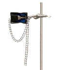 Heavy Duty Lab Clamp With Vinyl Coated Chain And Stainless Steel Rod 8 Inch Jaw And 19 Inch Overall Length Ideal For Beakers