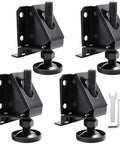 Heavy Duty Leg Leveler Kit for Furniture Tables and Cabinets with 2 Inch Adjustable Height 0 to 2 Inch Range 4 Pack with screws