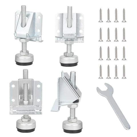Heavy Duty Leveling Feet For Furniture And Equipment Adjustable Leg Levelers With 4000 Lbs Load Capacity 4 Pack with screws