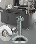 Beefy Heavy Duty Leveler Leg Set With 3.15 Dia Base And M24 Thread 6600 Lb Capacity for workbenches machines cabinets two pack