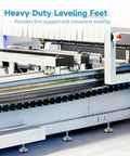 Heavy Duty M16 Thread Adjustable Leveling Feet With 3.14 Inch Anti Vibration Rubber Base installed on industrial machine