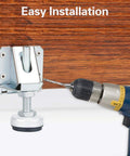 Heavy Duty Leveling Feet For Furniture And Equipment Adjustable Leg Levelers With 4000 Lbs Load Capacity installation with drill