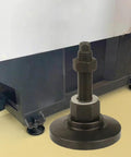 Beefy Heavy Duty Adjustable Leveling Feet For Workbenches Machines Cabinets M16 Thread Three Point Nine Four Inch Base 33000 Lb Capacity