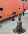Heavy Duty Leveling Leg With Adjustable Feet For Workbench Machine And Cabinet, 4.72 Inch Base Diameter, M20 Thread, installed view