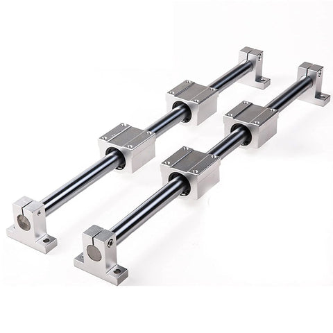Heavy Duty 8mm By 300mm Linear Motion Guide Rod Chrome Plated Case Hardened For 3D Printer DIY CNC Projects Built Tough, 2 Pack