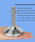 Hand holding a Heavy Duty Machine Leveling Feet With 3.15 Inch Base And M16 Thread For 3300 Lb Capacity Adjustable Levelers