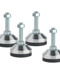 Beefy Heavy Duty Leveling Feet For Machines And Workbenches With 2.36 Inch Base And M12 Thread WUEIBUZUDAO 1300 Lb Capacity 4 Pack