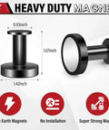 Heavy duty magnet with dimensions, rare earth material, no installation required