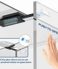 Heavy Duty Magnetic Push Latch No Nail Installation For Large Doors And Cabinets Black 2 Pack Push To Open Cabinet Catch