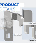 Durable mailbox lock cam replacement for CompX National C9100 C9200, Florence 1570F Series, and USPS L-1172C CBU STD-4C, metal pieces close-up.
